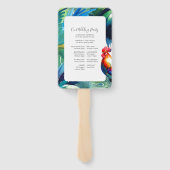 Key West Florida Wedding Program Handwaaier (Achterkant)