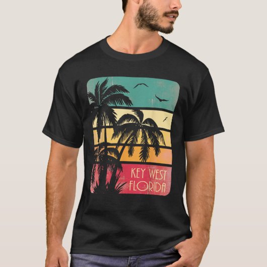 Key West Florida zomer T-shirt (Voorkant)