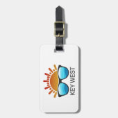Key West Florida Zonnebril Bagagelabel (Voorkant verticaal)