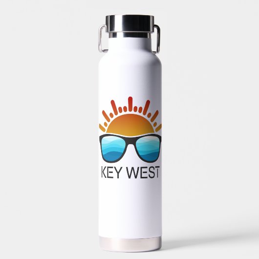 Key West Florida Zonnebrillen Waterfles (Voorkant)