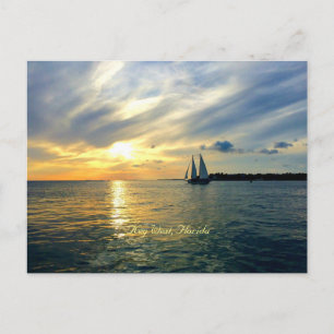 Key West, Florida Zonsondergang Briefkaart
