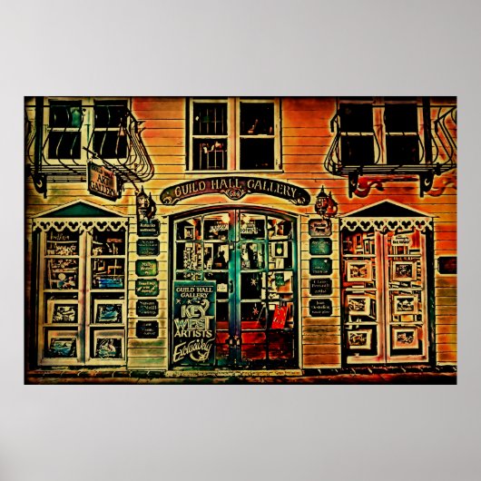 Key West gallery (Deco Design) Poster (Voorkant)