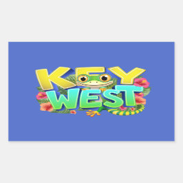 Key West Gecko Florida Rechthoekige Sticker