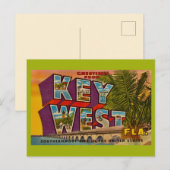 Key West Groet  Briefkaart (Voorkant / Achterkant)