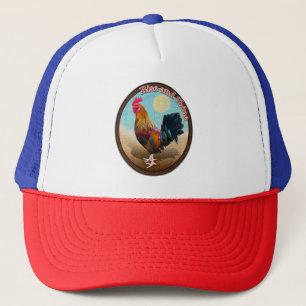 Key West Gypsy Haan Opstaan en Shine Vintage Ovaal Trucker Pet