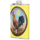 Key West - Gypsy Rooster Goedemorgen  Ovaal Heupfles (Links)