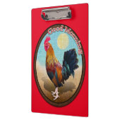 Key West - Gypsy Rooster Goedemorgen  Ovaal Klembord (Links)