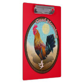 Key West - Gypsy Rooster Goedemorgen  Ovaal Klembord (Rechts)