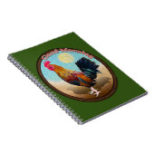 Key West - Gypsy Rooster Goedemorgen Ovaal Notitieboek (Rechterzijde)