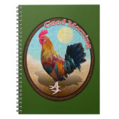 Key West - Gypsy Rooster Goedemorgen  Ovaal Notitieboek (Voorkant)