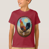 Key West - Gypsy Rooster Goedemorgen Ovaal T-shirt (Voorkant)