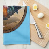 Key West - Gypsy Rooster Goedemorgen  Ovaal Theedoek (Quarter Fold)