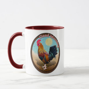 Key West - Gypsy Rooster Goedemorgen Vintage Ovaal Mok