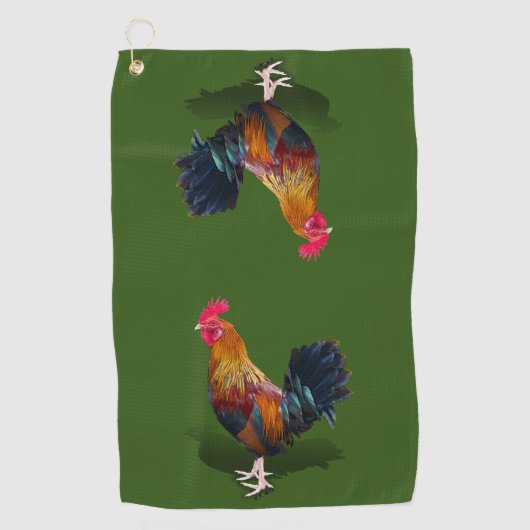 Key West - Gypsy Rooster Golfhanddoek (Voorkant)