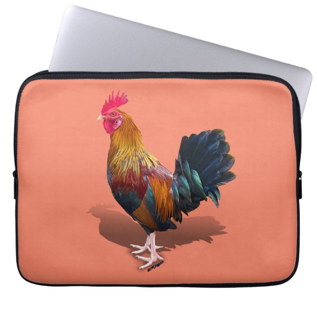 Key West - Gypsy Rooster Laptop Sleeve (Voorkant)
