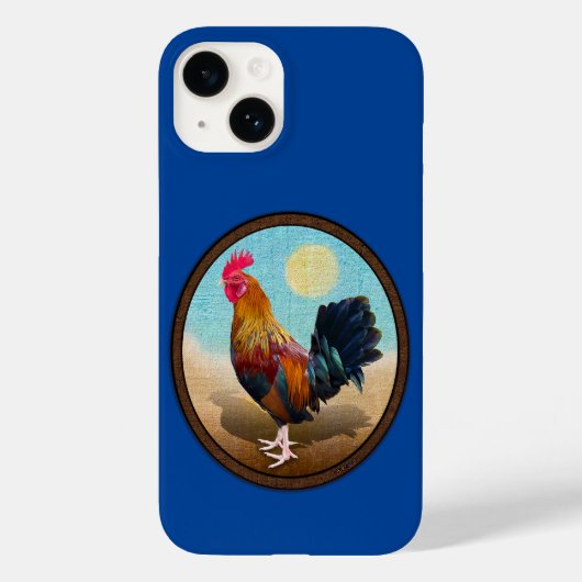 Key West - Gypsy Rooster  Ovaal Case-Mate iPhone Case (Achterkant)