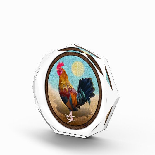 Key West - Gypsy Rooster  Ovaal Fotoblokken (Rechts)