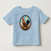 Key West - Gypsy Rooster  Ovaal Kinder Shirts (Voorkant)