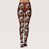 Key West - Gypsy Rooster  Ovaal Leggings (Achterkant)