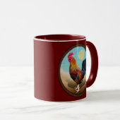 Key West - Gypsy Rooster  Ovaal Mok (Voorkant rechts)