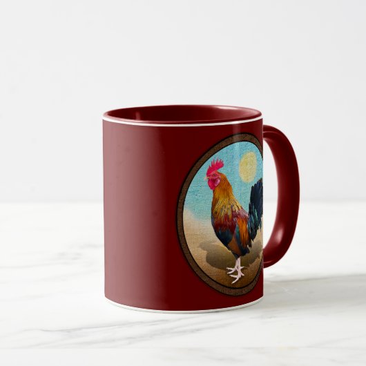 Key West - Gypsy Rooster  Ovaal Mok (Voorkant rechts)