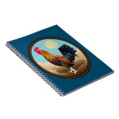 Key West - Gypsy Rooster Ovaal Notitieboek (Rechterzijde)