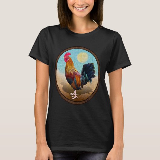Key West - Gypsy Rooster  Ovaal T-shirt (Voorkant)