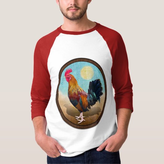 Key West - Gypsy Rooster  Ovaal T-shirt (Voorkant)