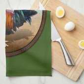 Key West - Gypsy Rooster Ovaal Theedoek (Quarter Fold)