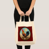 Key West - Gypsy Rooster  Ovaal Tote Bag (Voorkant (product))