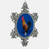 Key West - Gypsy Rooster Tin Sneeuwvlok Ornament (Links)