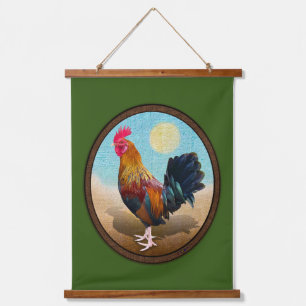 Key West - Gypsy Rooster Vintage Ovaal Hangend Wandkleed