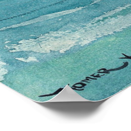 Key West, Hauling Anchor, Winslow Homer Marine Art Poster (Hoek)