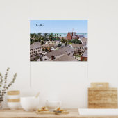 Key West in de 19e eeuw Poster (Keuken)