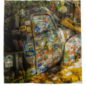 Key West is Art, Old Pickup Truck Douchegordijn (Voorkant)