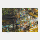 Key West is Art, Old Pickup Truck Theedoek (Horizontaal)