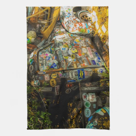 Key West is Art, Old Pickup Truck Theedoek (Verticaal)