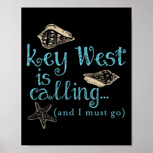 Key West Is Calling  Poster (Voorkant)
