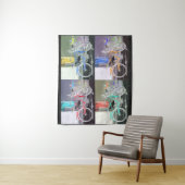 Key West is Kleur, Key West Bicycle Wandkleed (In situ)