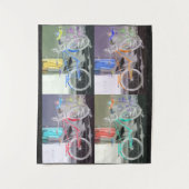 Key West is Kleur, Key West Bicycle Wandkleed (Voorkant)