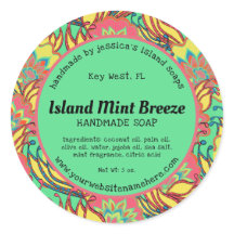 Key West Island Tropical Floral Pattern Product