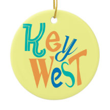 Key West-leuk typografisch ontwerp