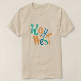 Key West leuk typografisch ontwerp T-shirt