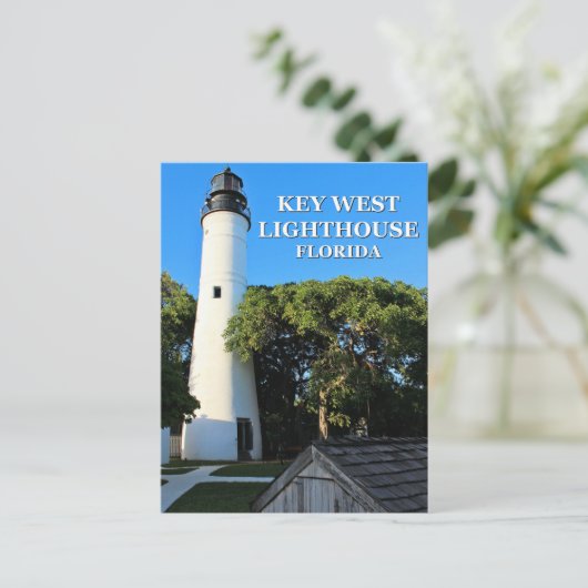 Key West Lighthouse, Briefkaart Florida (Staand voorkant)