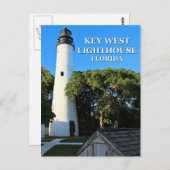 Key West Lighthouse, Briefkaart Florida (Voorkant / Achterkant)