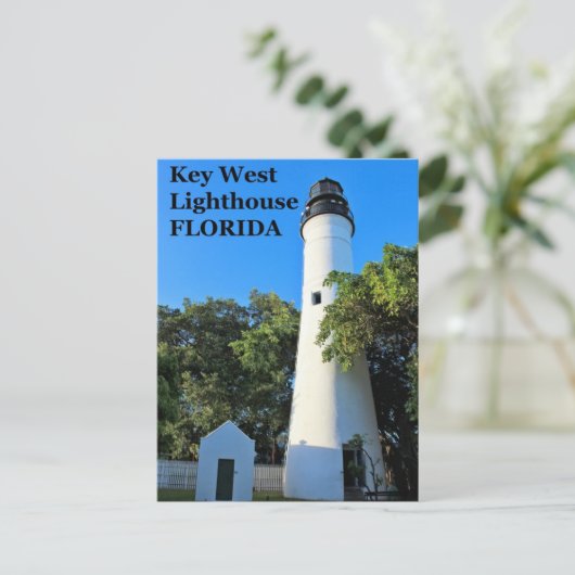 Key West Lighthouse, Briefkaart Florida (Staand voorkant)