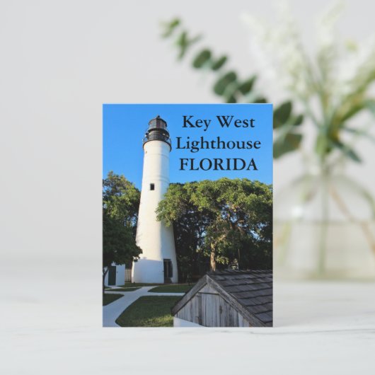 Key West Lighthouse, Briefkaart Florida (Staand voorkant)