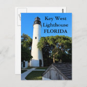 Key West Lighthouse, Briefkaart Florida (Voorkant / Achterkant)