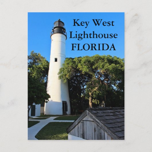 Key West Lighthouse, Briefkaart Florida (Voorkant)