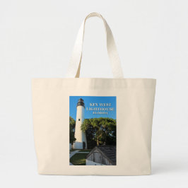 Key West Lighthouse, Florida Grote Tote Bag